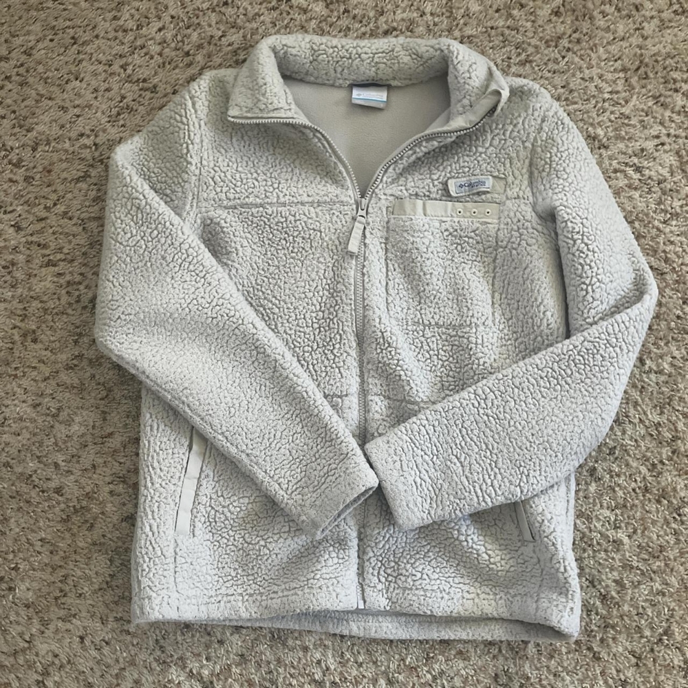 Cozy Women Sherpa Fleece Jacket - Gray